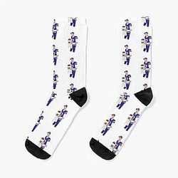 Josh Allen Buffalo Bills Duff's Chicken Wings Sticker Socks