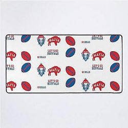 Red Buffalo Bills Desk Mat