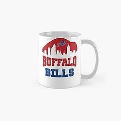 Buffalo Bills City Skyline Team Football Design Classic Mug