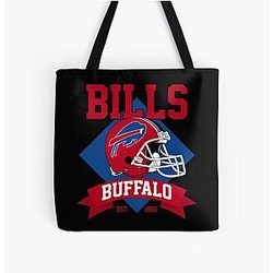 Art Buffalo Bills Over Print Tote Bag