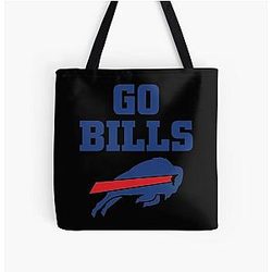 Art Buffalo Bills Over Print Tote Bag