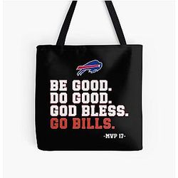 Art Buffalo Bills All Over Print Tote Bag