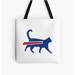 Cat Bills is Buffalo Bills Funny Meme Tote Bag