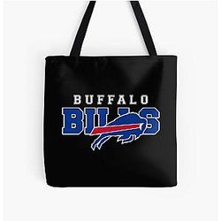 Art Buffalo Bills All Over Print Tote Bag