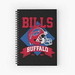 Art Buffalo Bills Notebook