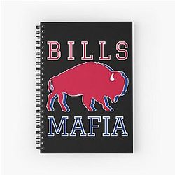 Buffalo Bills New York Football Team Spiral Notebook