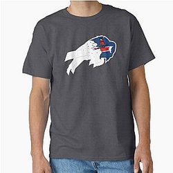 Snowstorm Buffalo Bills Logo - Blue,  Red Classic T-Shirt