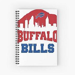 Buffalo Bills City Team Spirit Football Design Notebook