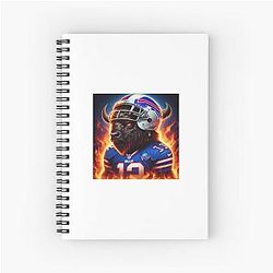 Buffalo Bills Mascot Spiral Notebook