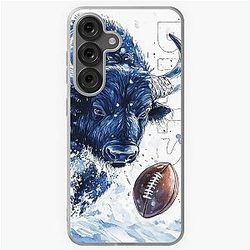 Buffalo Bills play football in the snow Samsung Galaxy Case