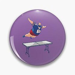 Bills Mafia Buffalo Bills Superfan Table Design Pin
