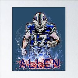 Josh Allen Buffalo Bills Poster