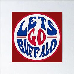Let's Go Buffalo Buffalo Bills Poster