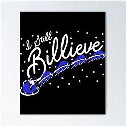 I Still Believe Buffalo Bills Christmas Santa Claus Poster