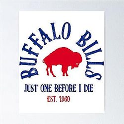 Art Buffalo Bills Poster