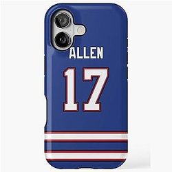 Josh Allen Buffalo Bills Jersey iPhone Case Mask