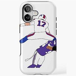 Buffalo Bills Josh Allen Hurdle iPhone Case
