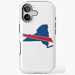 New York State Outline Buffalo Bills iPhone Case
