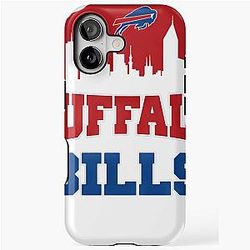 Buffalo Bills City Skyline Team Football Design iPhone Case
