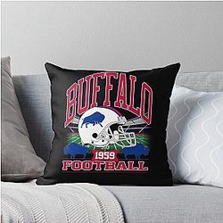 Art Buffalo Bills Throw Pillow