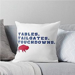 Buffalo Bills Football Throw Pillow