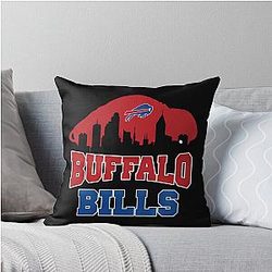 Art Buffalo Bills Throw Pillow