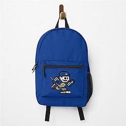 Buffalo Sabres 8-bit Retro Pixel Art Videogame Player Backpack