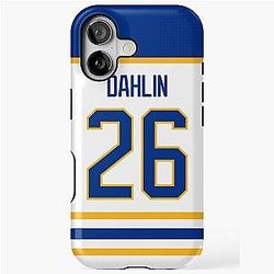 Buffalo Sabres Rasmus Dahlin Away Jersey Tough Phone Case iPhone Case