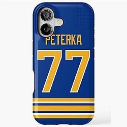 Buffalo Sabres JJ Peterka Home Jersey Back Phone Case Tough iPhone Case