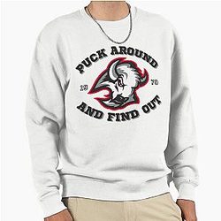 Puck Around Find Out Buffalo Sabres Alternate Logo Pullover Sweatshirt
