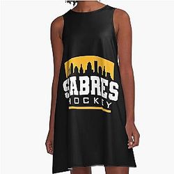 Art Buffalo Sabres A Line Dress