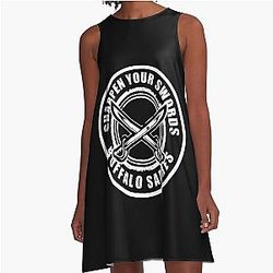 Art Buffalo Sabres A Line Dress