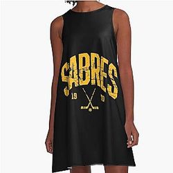 Art Buffalo Sabres A Line Dress