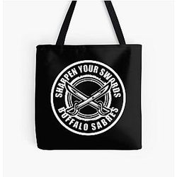 Art Buffalo Sabres All Over Print Tote Bag