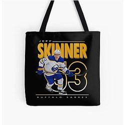 Art Buffalo Sabres All Over Print Tote Bag