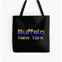Art Buffalo Sabres All-Over Print Tote Bag
