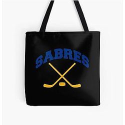 Art Buffalo Sabres All Over Print Tote Bag