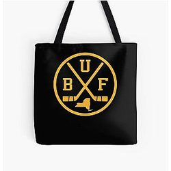 Art Buffalo Sabres All Over Print Tote Bag