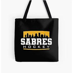 Art Buffalo Sabres All Over Print Tote Bag
