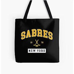 Art Buffalo Sabres All-Over-Print Tote Bag