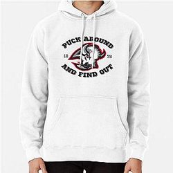 Puck Around and Find Out Buffalo Sabres Alternate Logo Pullover Hoodie
