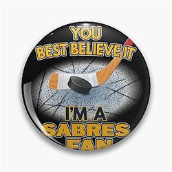 Art and Buffalo Sabres Pin