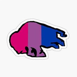 Buffalo Sabres Bisexual Pride Sticker