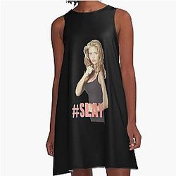 Slay Buffy A-Line Dress