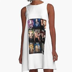Lover Gifts for Buffy Summers a film spike gift for her birthday a line dress