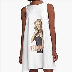 More Than Awesome Buffy Summers Film Spike Gifts Movie Fan A Line Dress