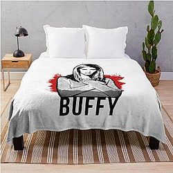 Music Vintage Retro Throw Blanket For Spike Buffy Fans