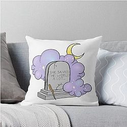Buffy Summers Tomb Throw Pillow