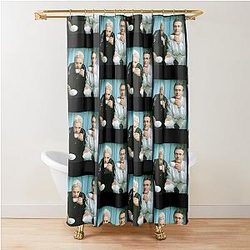 Buffy the Vampire Slayer Spike Giles Shower Curtain