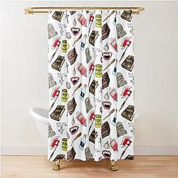 Buffy multiple object references Shower Curtain